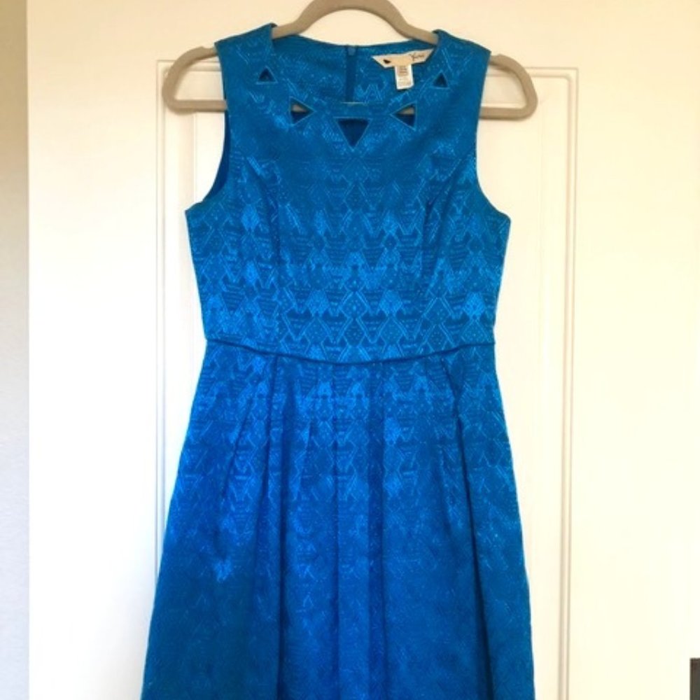 Turquoise Cocktail Dress, Size 2